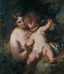 Venus and Cupid by William Hilton